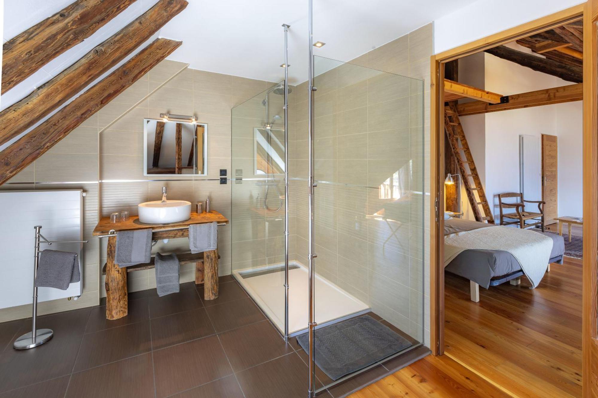 Bed and Breakfast La Ferme De Beaute Chateauroux-les-Alpes Exterior foto